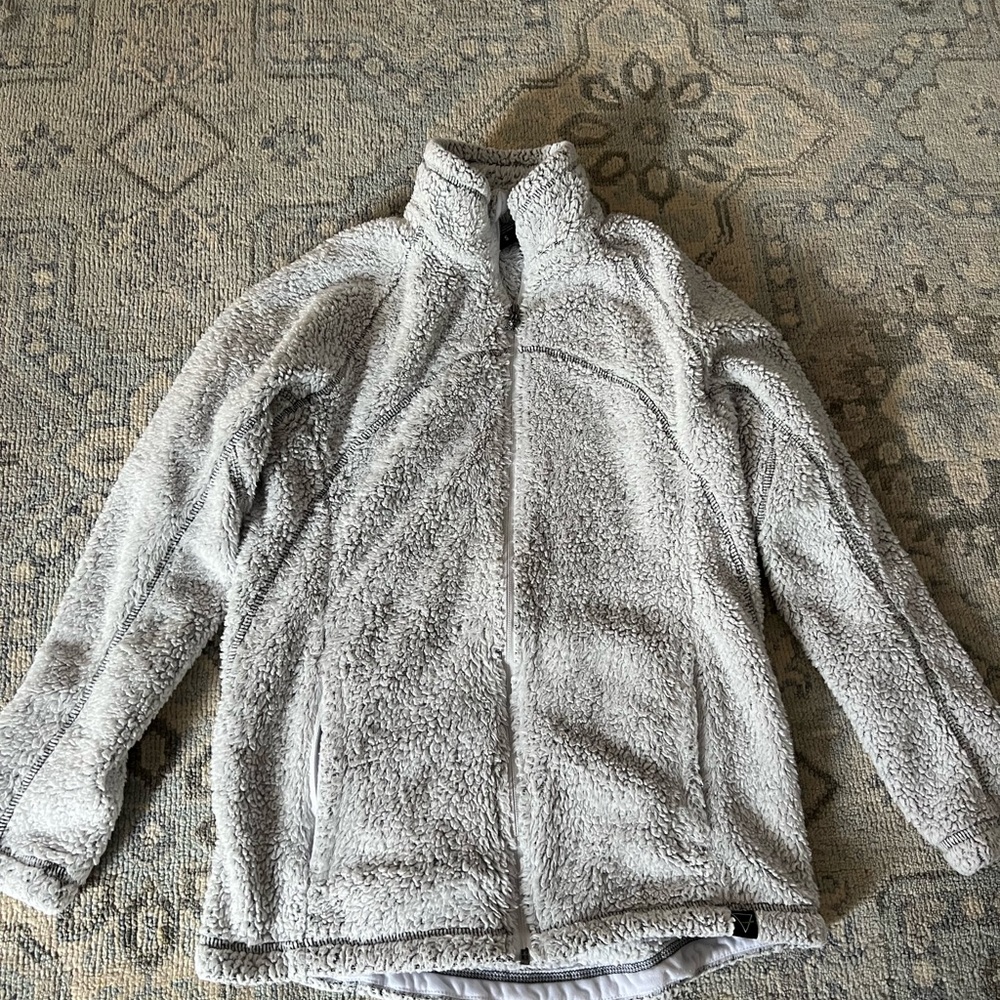 Life, Integrity, Earth zip up fleece